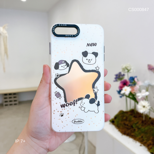 ** Ốp IP 7+/8+ hình ngôi sao và cún kute đổi màu