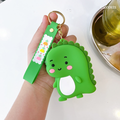 Móc khóa Khủng long xanh ví đựng tiền