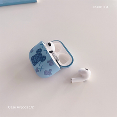 Case Airpods 1/2 KAWS Holiday xanh nhạt