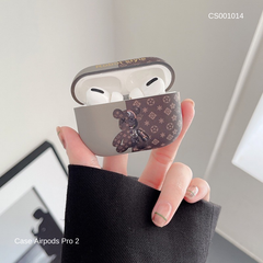 Case Airpods Pro 2 KAWS Robot style nâu