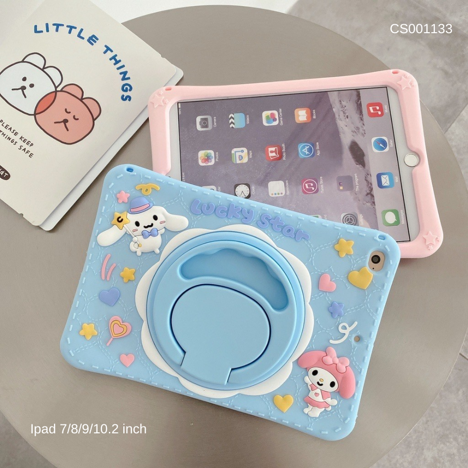 Ốp Ipad Gen 7/8/9, 10.2 inch Thỏ trắng Lucky Star