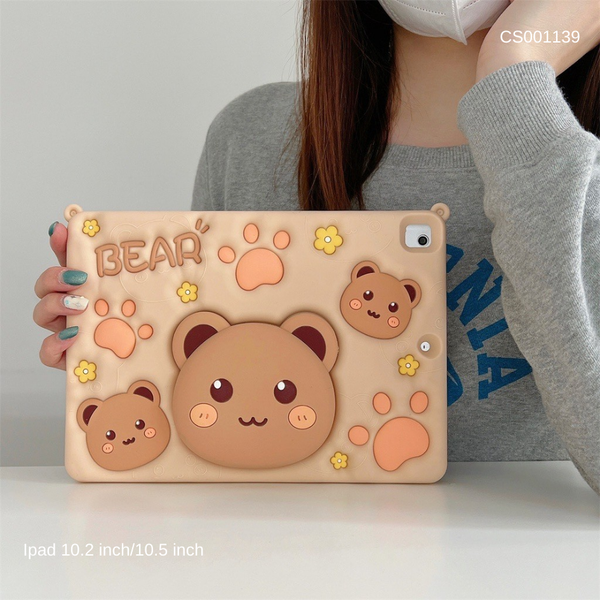 Ốp Ipad 10.2 inch/10.5 inch gấu nâu BEAR