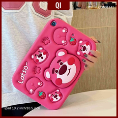 Ốp Ipad 10.2/10.5 gấu dâu Lotso