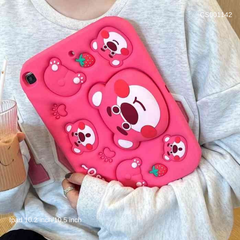 Ốp Ipad 10.2/10.5 gấu dâu Lotso