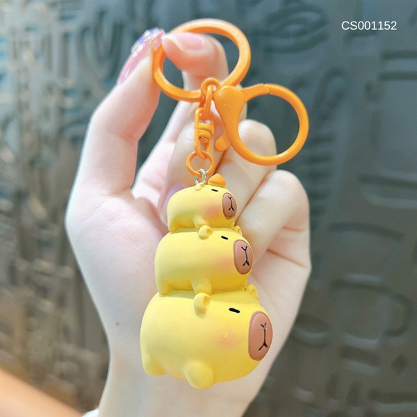 ** Móc khoá Capybara 03 con