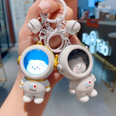 ** Móc khoá Gấu phi hành gia có đèn