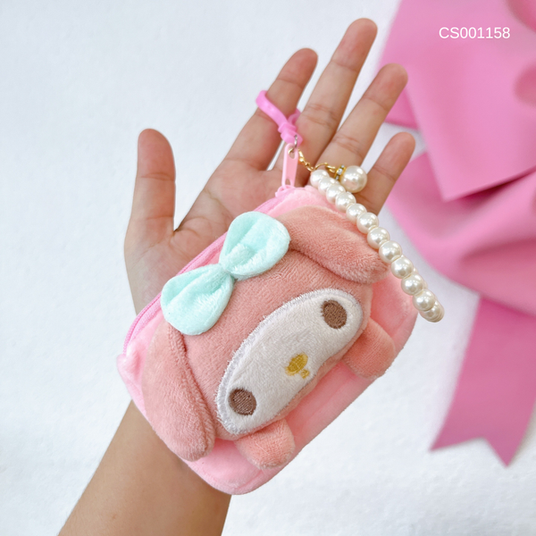 ** Móc khoá ví tiền Melody Hồng