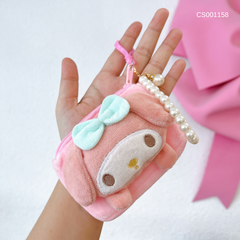 ** Móc khoá ví tiền Melody Hồng