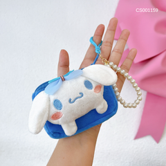 ** Móc khoá ví tiền Cinnamoroll trắng xanh