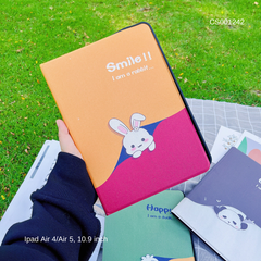 Bao da Ipad Air 4/Air 5, 10.9 inch Thỏ smile, I am a Rabbit