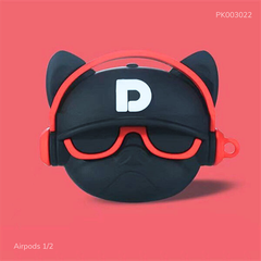 ** Case Airpods 1/2 dẻo Bull Hiphop đỏ