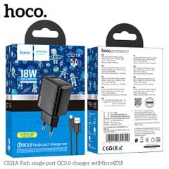 Bộ sạc Micro Hoco CS21 18W