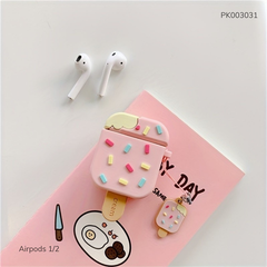 ** Case Airpods 1/2 dẻo cây kem hồng