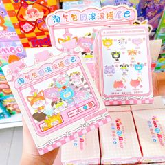 ** Hộp Random Manchao xoay đuôi hộp hồng