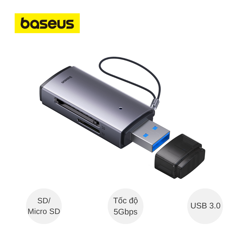 **Đọc thẻ Baseus Lite Series