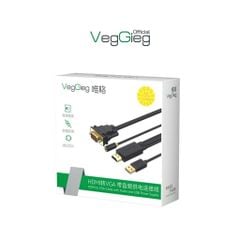 Cáp Hdmi ra Vga Veggieg V-Z101 1.5m