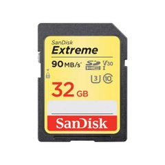 ** Thẻ nhớ SD Sandisk Extream V30 32G 90MB/s