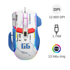 Chuột có dây Robot G6 led RGB