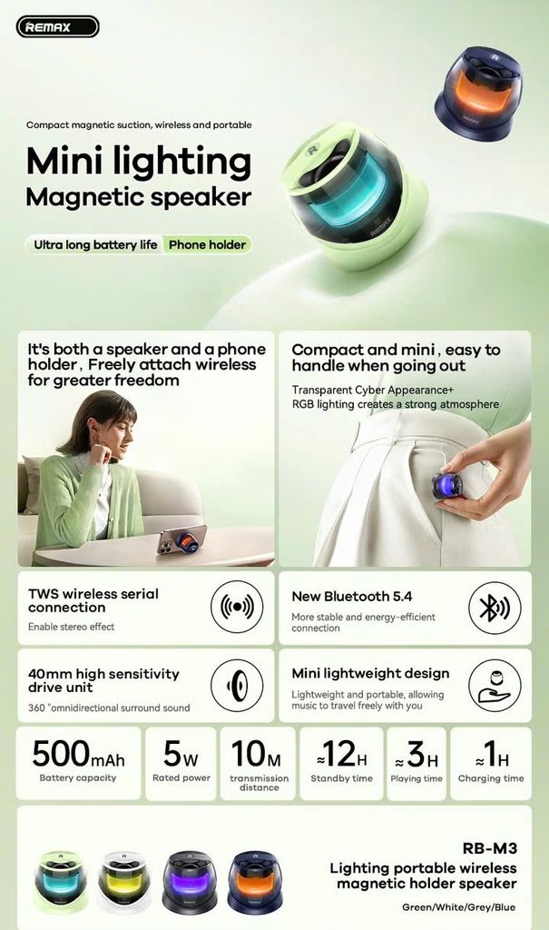 ** Loa Bluetooth Remax RB-M3