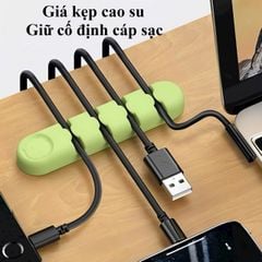 Kẹp cố định cáp 4 khe cài