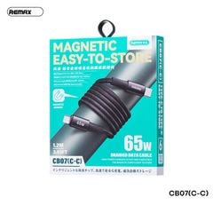 Cáp Type C to Type C Remax CB07 65W 1m từ tính