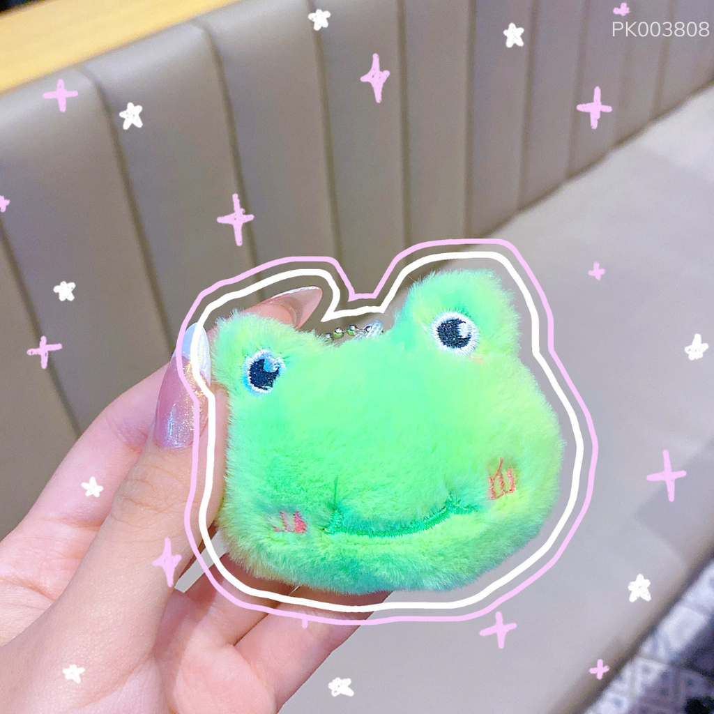 ** Móc khóa bông mặt thú