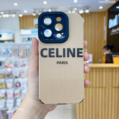 ** Ốp IP 14 Pro CELINE Paris sọc đứng