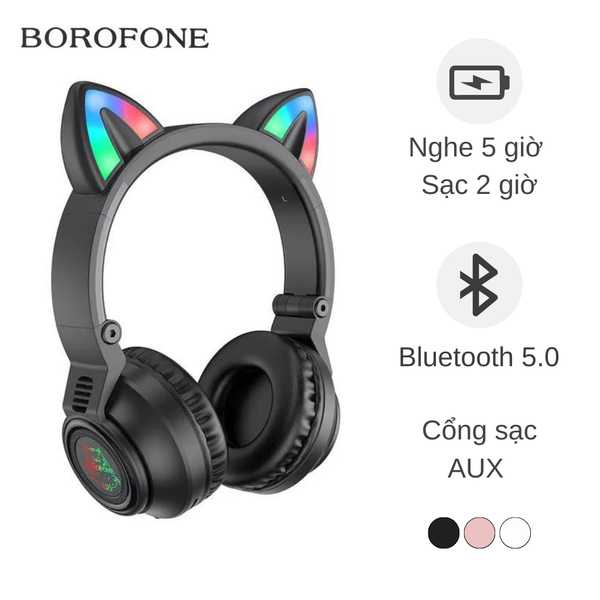 Headphone Bluetooth Borofone BO18