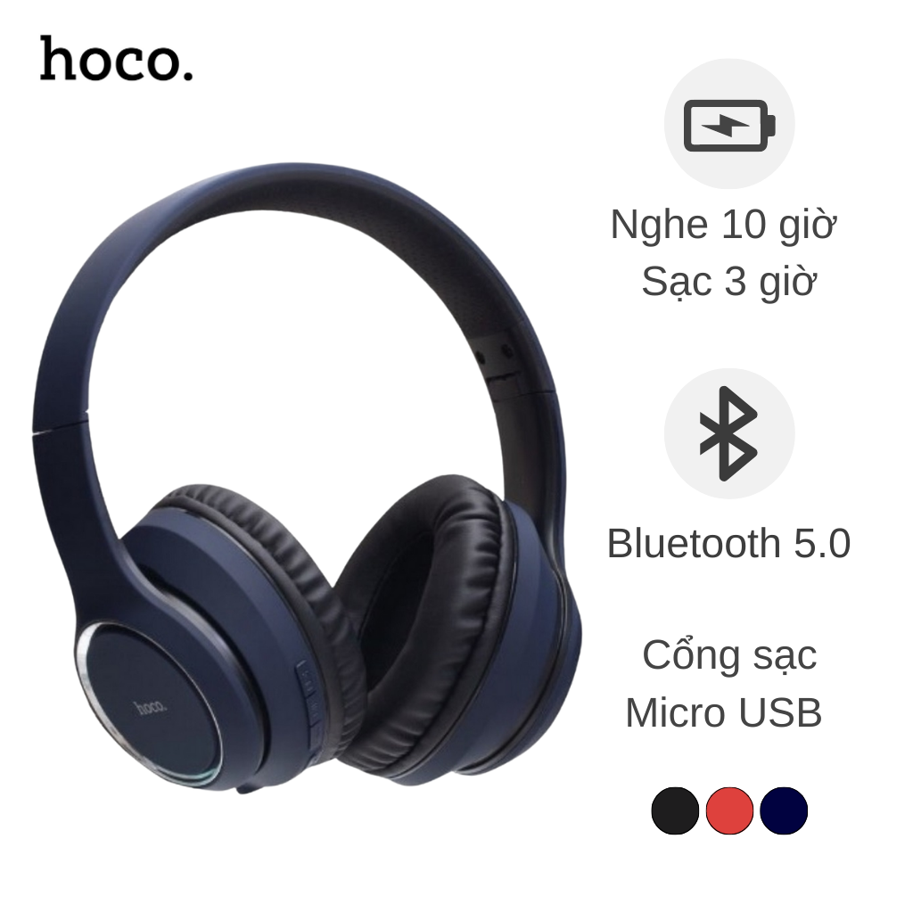 **Headphone bluetooth Hoco W28