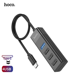 Hub Hoco HB25 type C ra 4 cổng USB