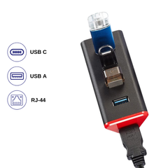 ** Hub USB 3.0 SSK SHU028 4U