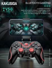 Tay game 2 in 1 Bluetooth + dây Kaku KSC711