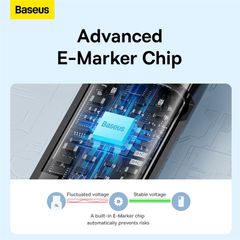 Cáp Type C to Type C Baseus Tungsten Gold 240W 3m