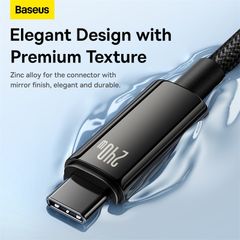 Cáp Type C to Type C Baseus Tungsten Gold 240W 3m
