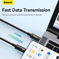Cáp Type C to Type C Baseus Tungsten Gold 240W 3m