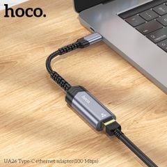Cáp chuyển Type C to Lan Hoco UA26
