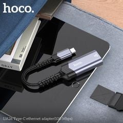 Cáp chuyển Type C to Lan Hoco UA26