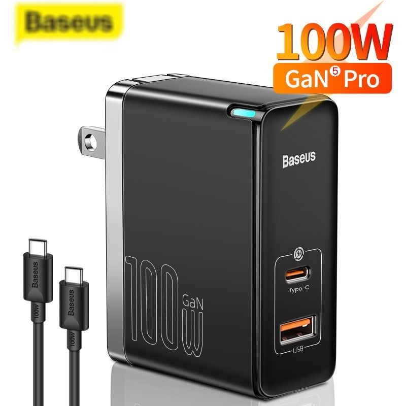 ** Bộ sạc Type C Baseus Gan5 Pro 1U 1C 100W CCGP090101
