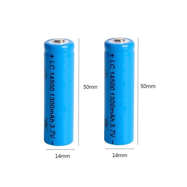 ** Pin sạc 14500 3.7V 1300mAh