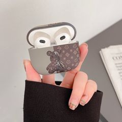 Case Airpods 1/2 KAWS Holiday nâu