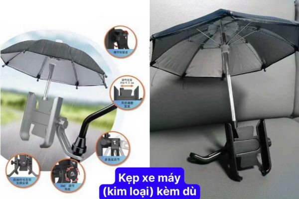 ** Giá đỡ xe máy kim loại M302 có Ô