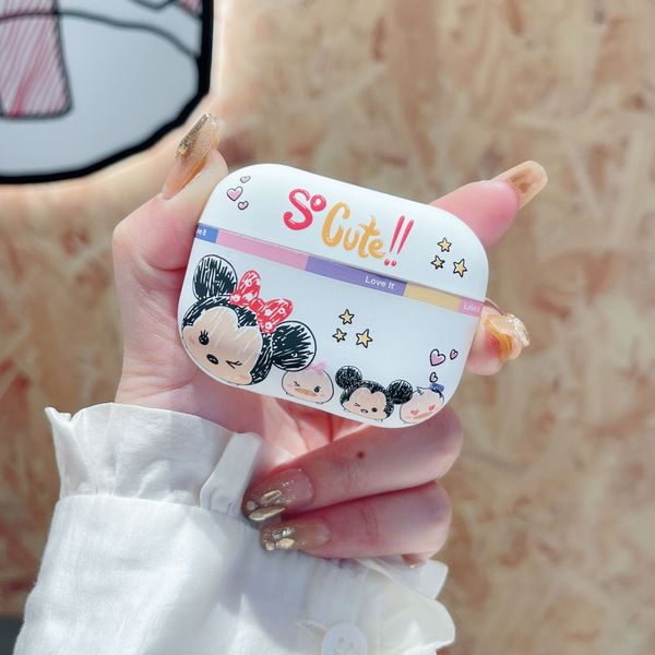 Case Airpods 1/2 Minnie so cute nền trắng