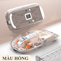 Chuột không dây + BT FMouse M133 trong suốt