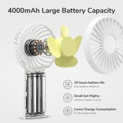 ** Quạt cầm tay mini Jisulife FA20X 4000mAh