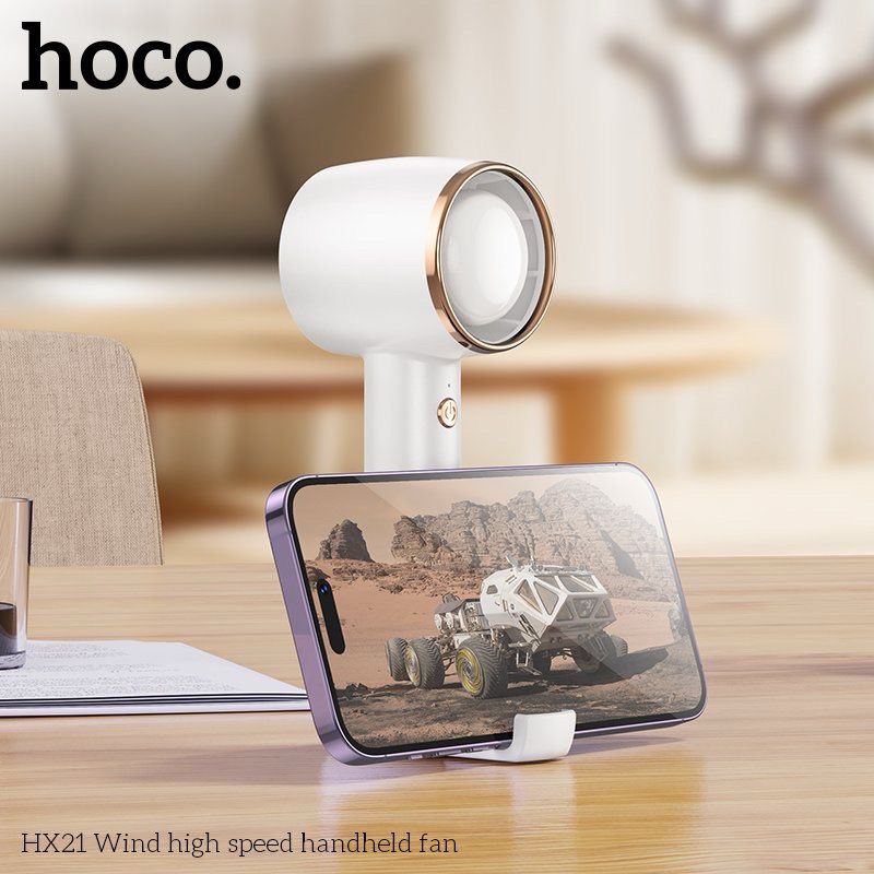 Quạt cầm tay để bàn Hoco HX21