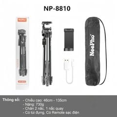 Tripod Neepho 8810 remote 46cm - 135cm