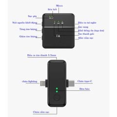 Micro thu âm cài áo SX31 1 mic