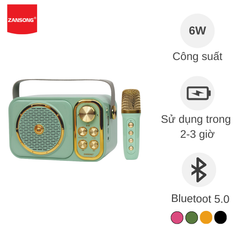 ** Loa kèm mic Zangsong C12 mini