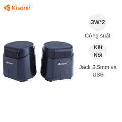 ** Loa vi tính Kisonli K500 2.0 Đen