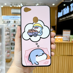 Ốp Oppo F7 dẻo in 3D baby shark